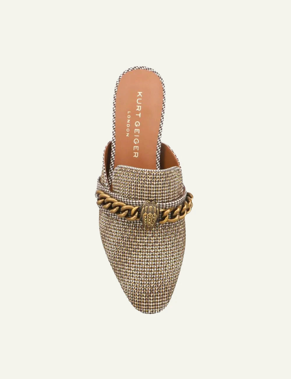KURT_GEIGER_Chelsea_Tweed_Mules_Top_View