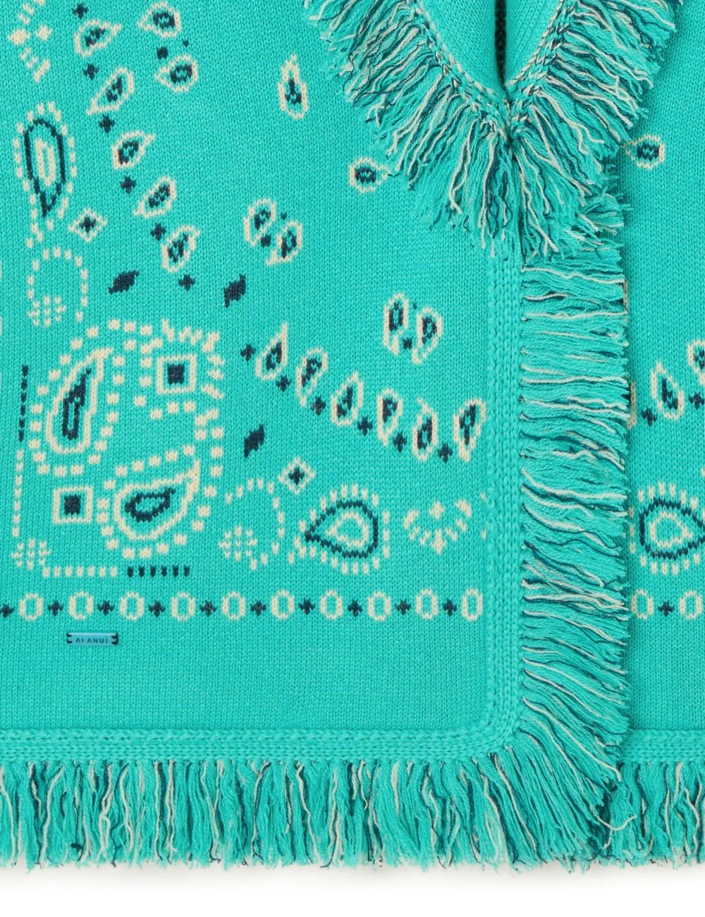 Γυναικεία Alanui bandana cardigan λεπτομέρεια fringes