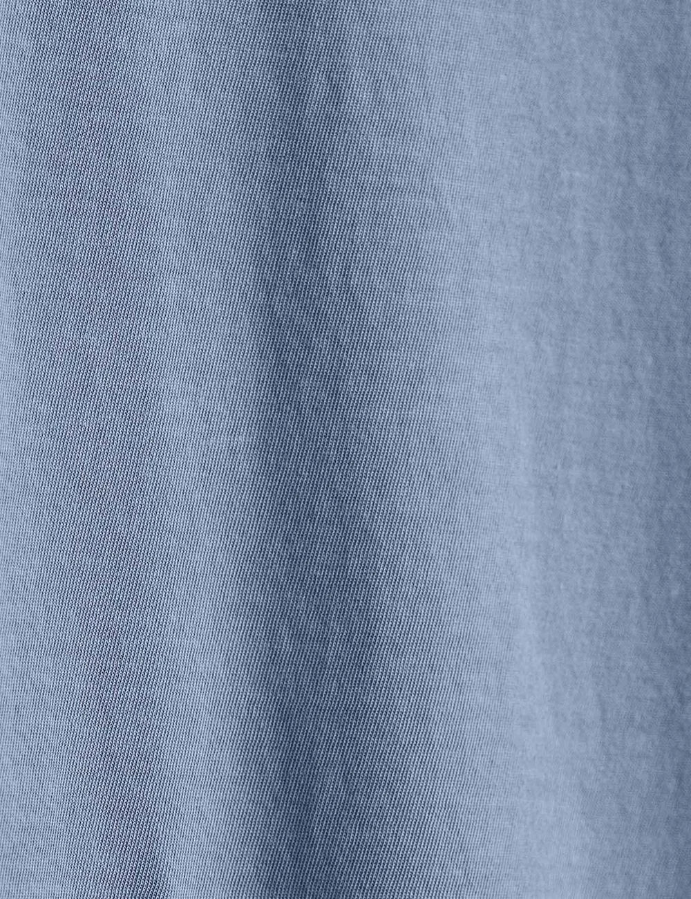 James Perse γαλάζιο T-shirt detail soft cotton