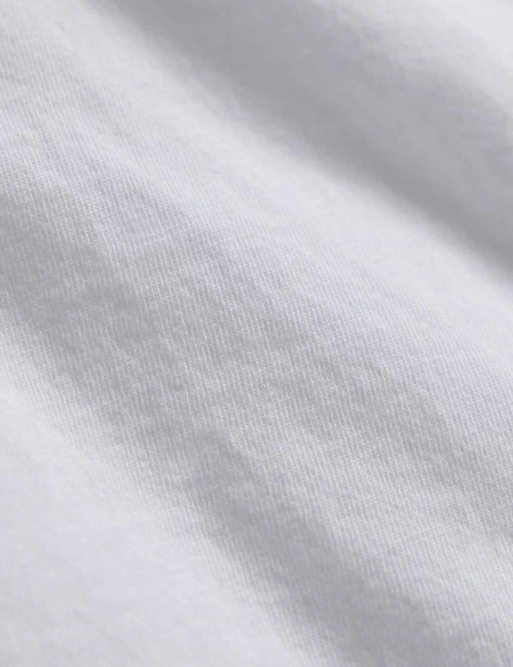 James Perse white T-shirt fabric close-up premium cotton texture