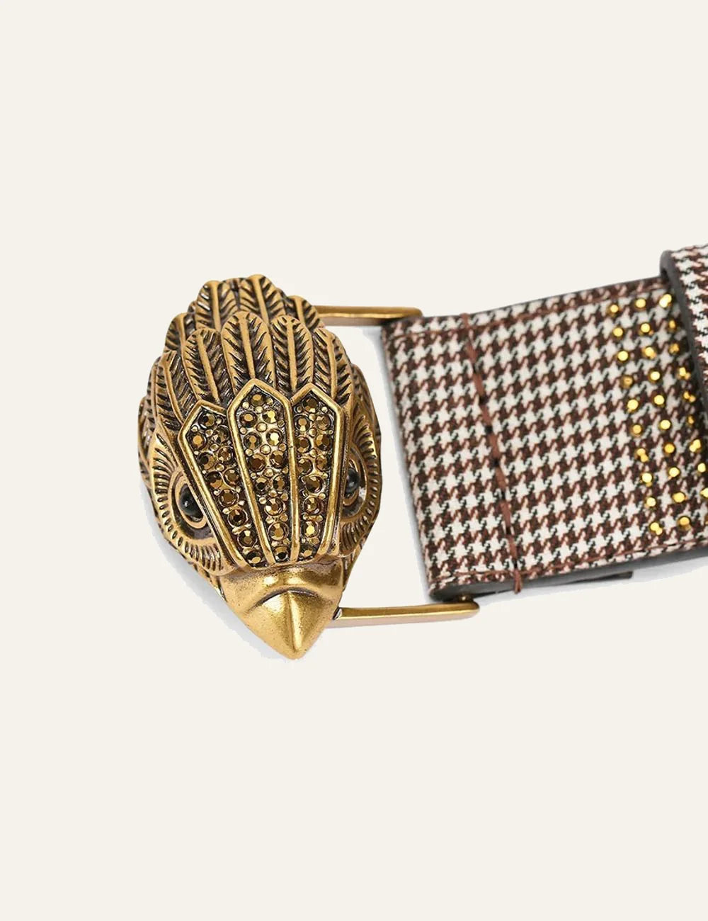 Kurt Geiger belt worn black pants styling detail