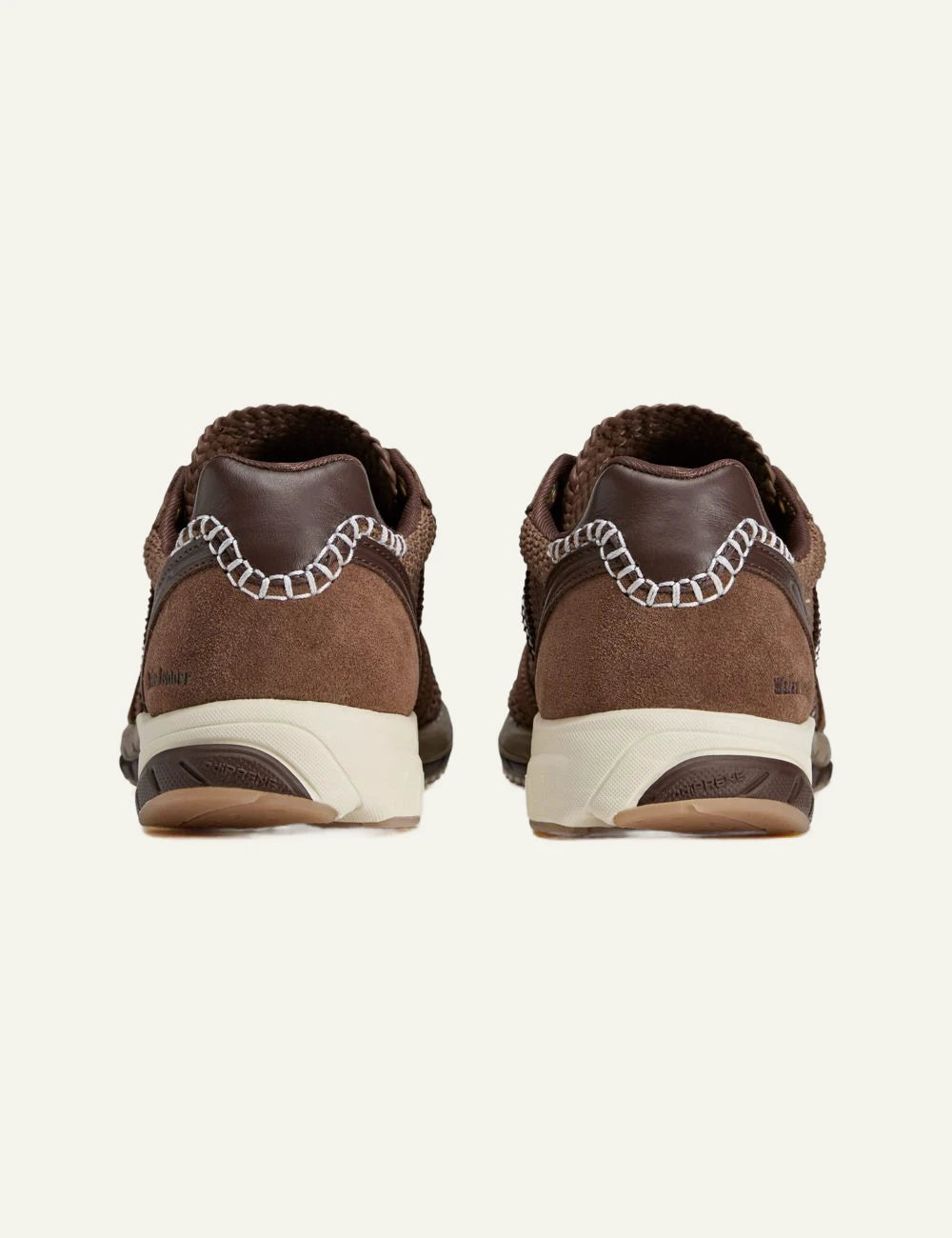 Adidas x Wales Bonner Adizero Adios mesh sneakers in brown back