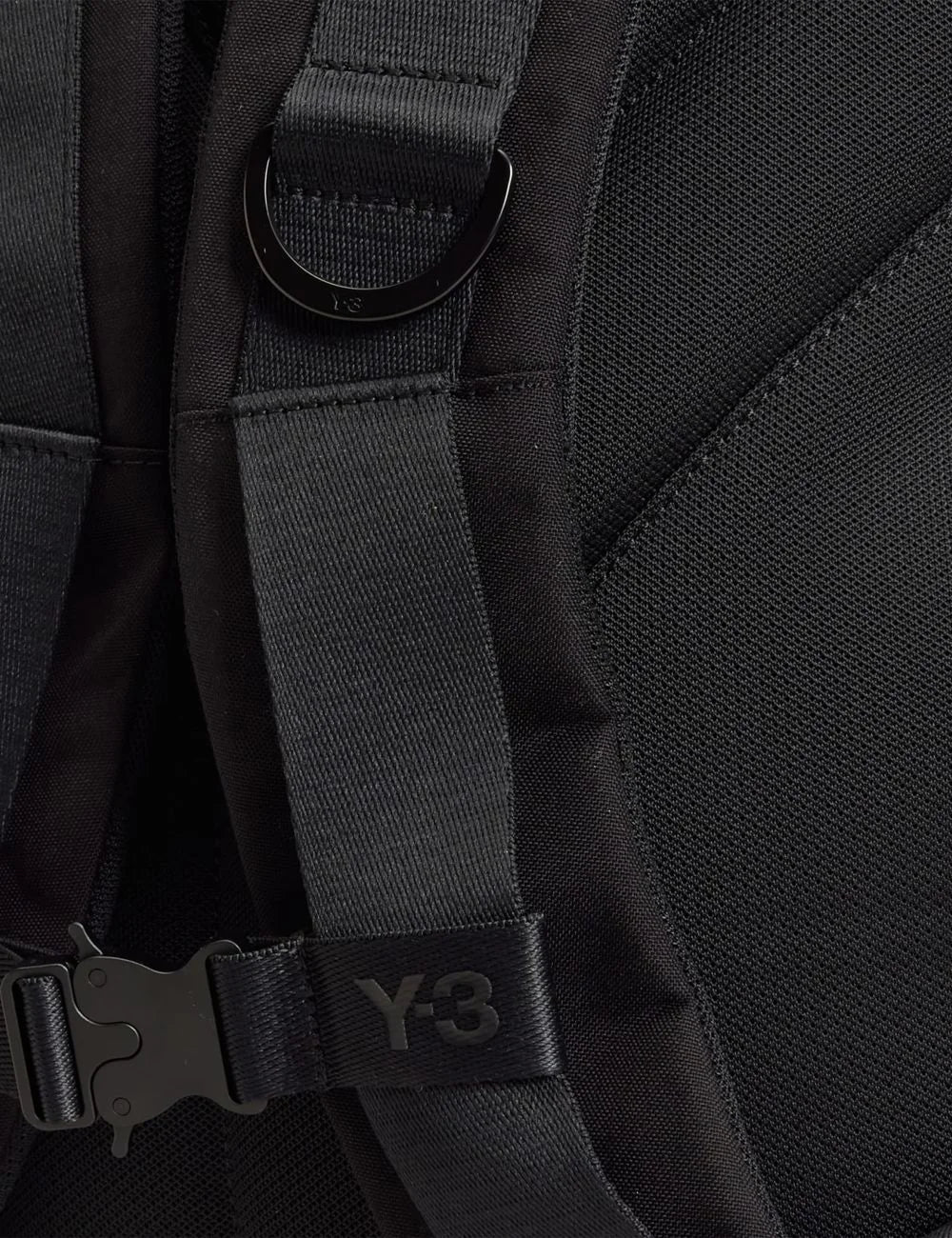 Y-3 backpack detail strap buckle silicone Y-3 logo
