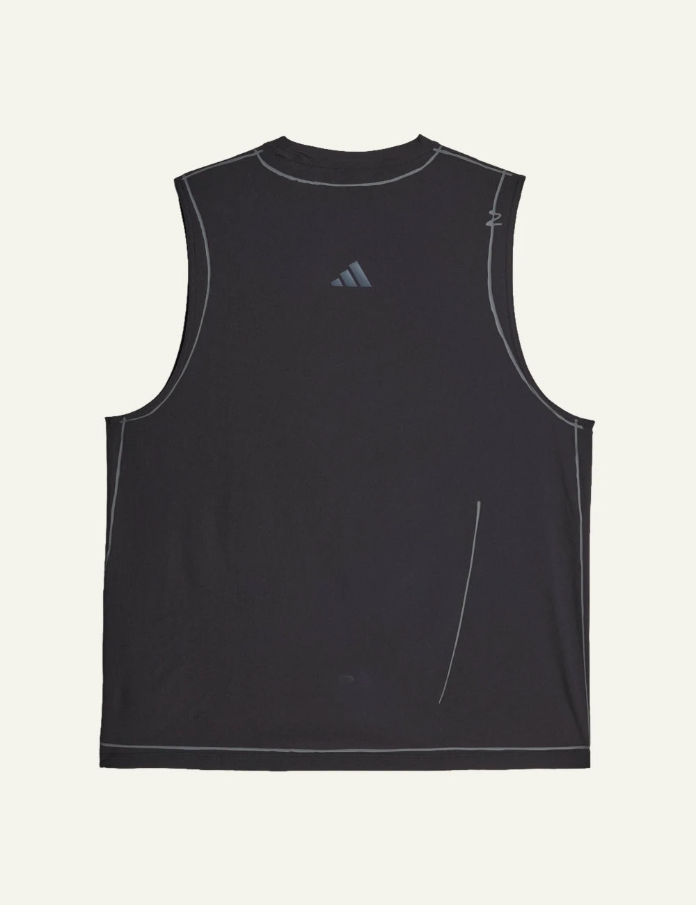Adidas running tank top se mavro me sleeveless back view logo detail