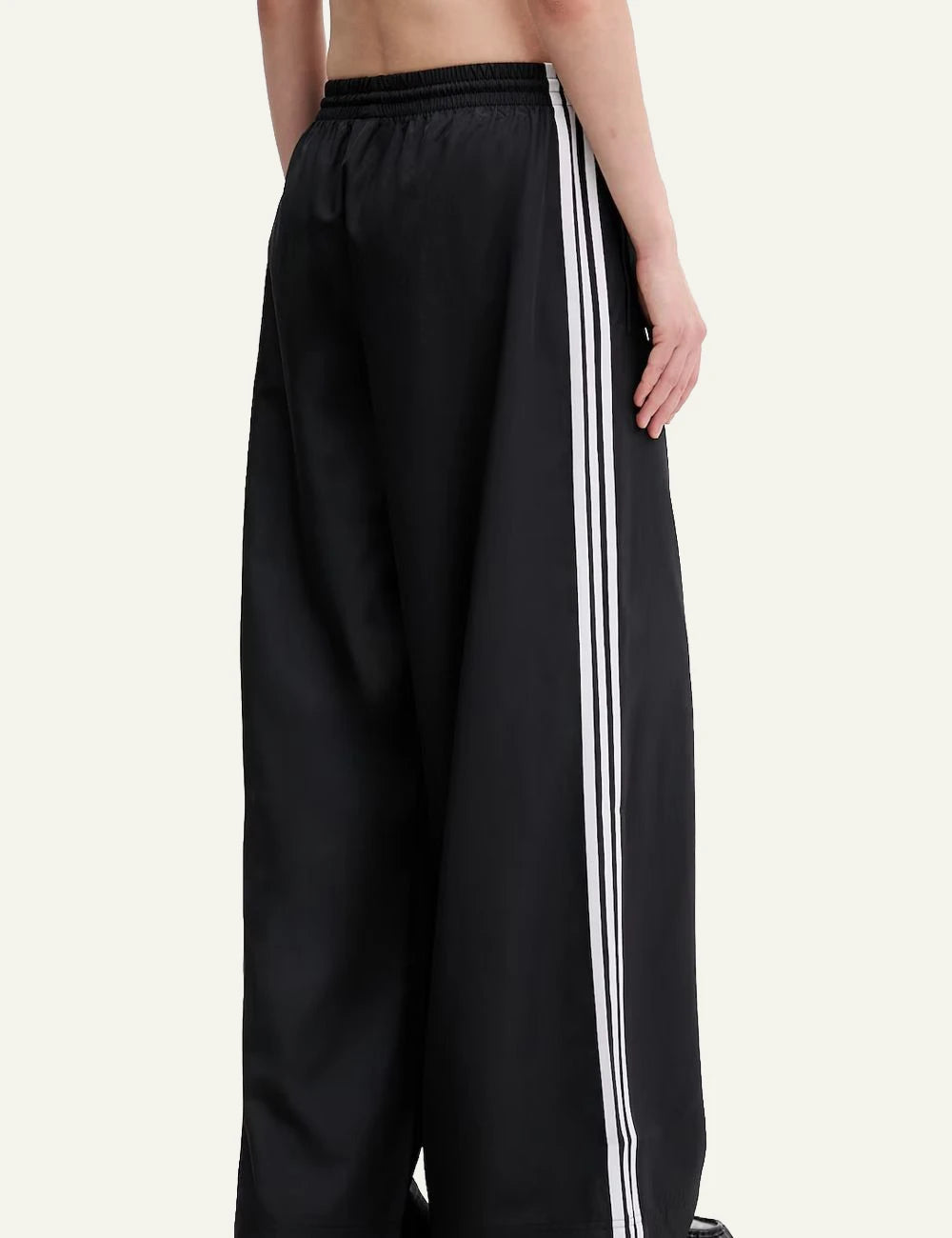 Adidas Originals Firebird track pants black white back view