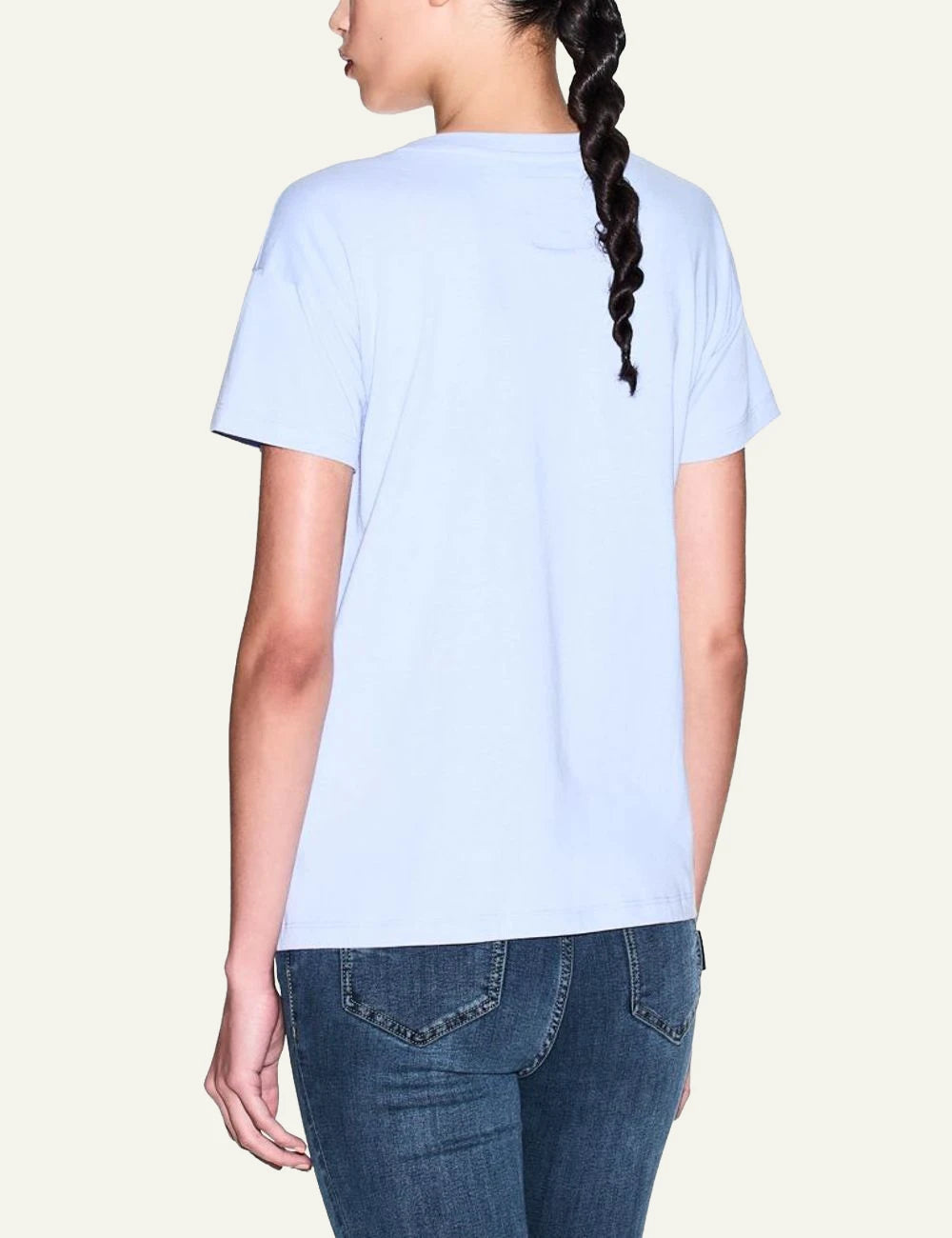 Armani Exchange ciel t-shirt AX logo back view