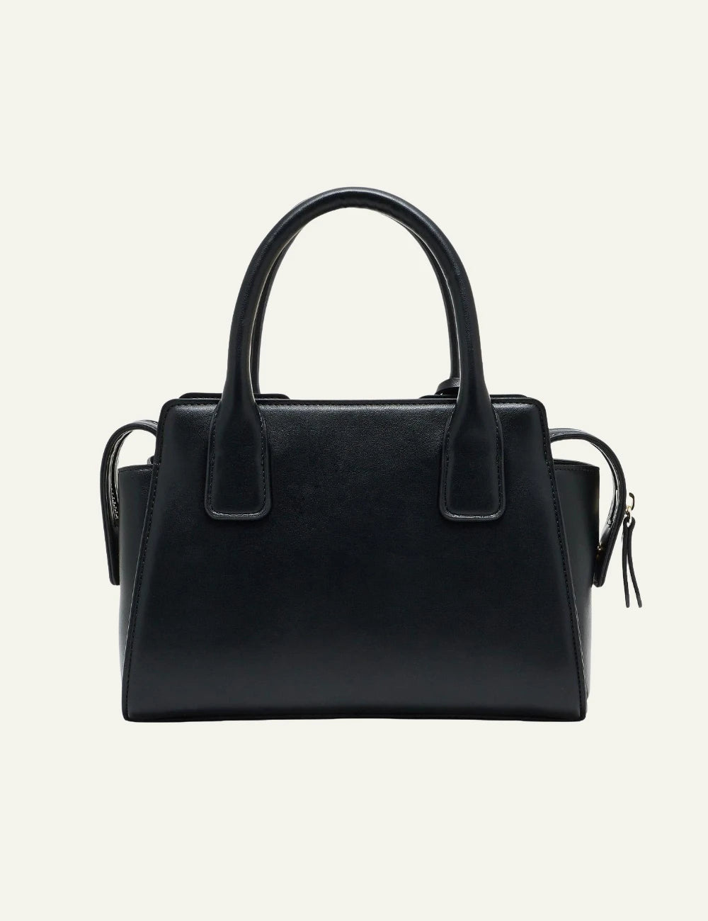 Armani Exchange tote bag black perforated logo back view