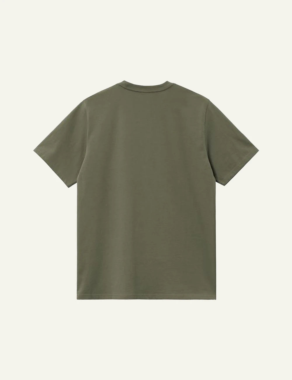 Carhartt WIP classic t-shirt green chest logo back view