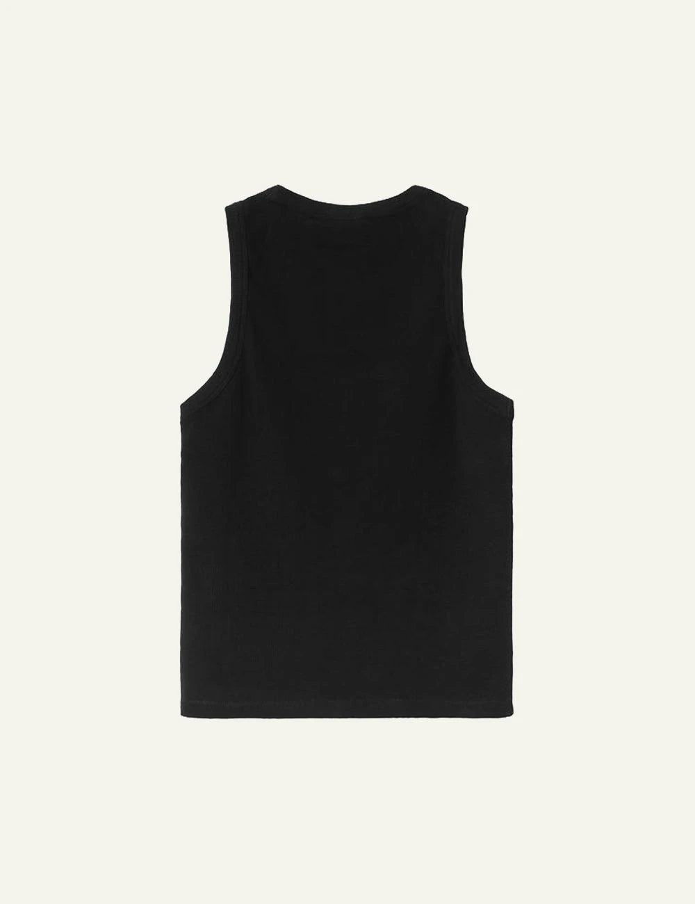 carhartt wip tank top black logo back view