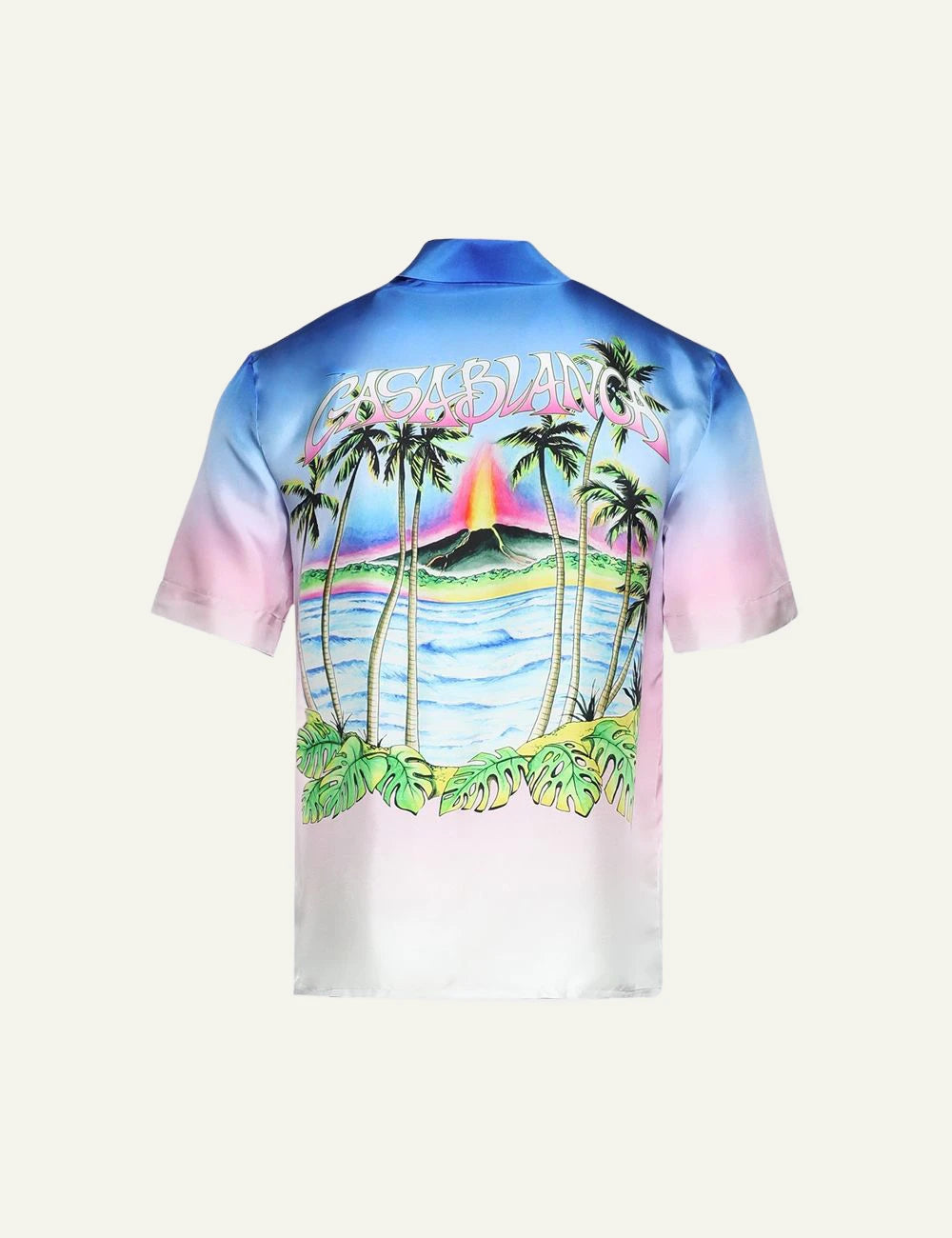 Casablanca Short Sleeve Shirt Multicolor detail view back