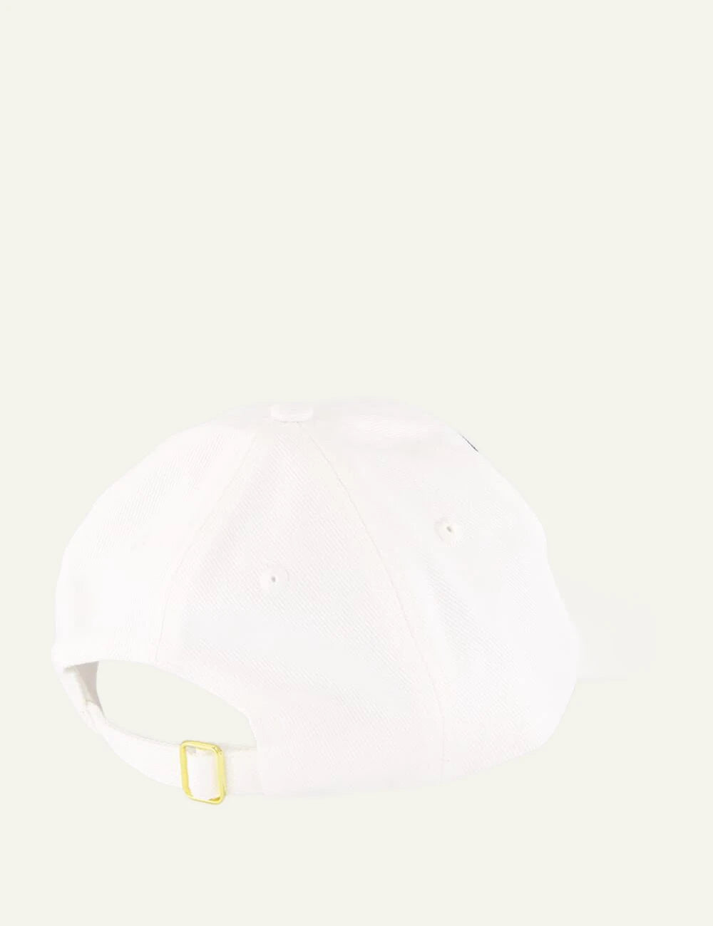 Casablanca Waves Cap White back view adjustable strap