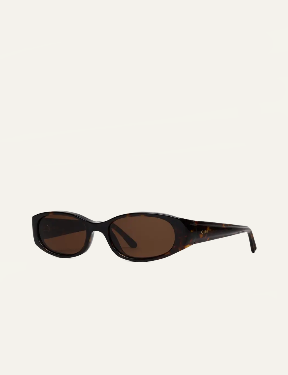 Chimi Slim Sunglasses Tortoise Brown Lens side View