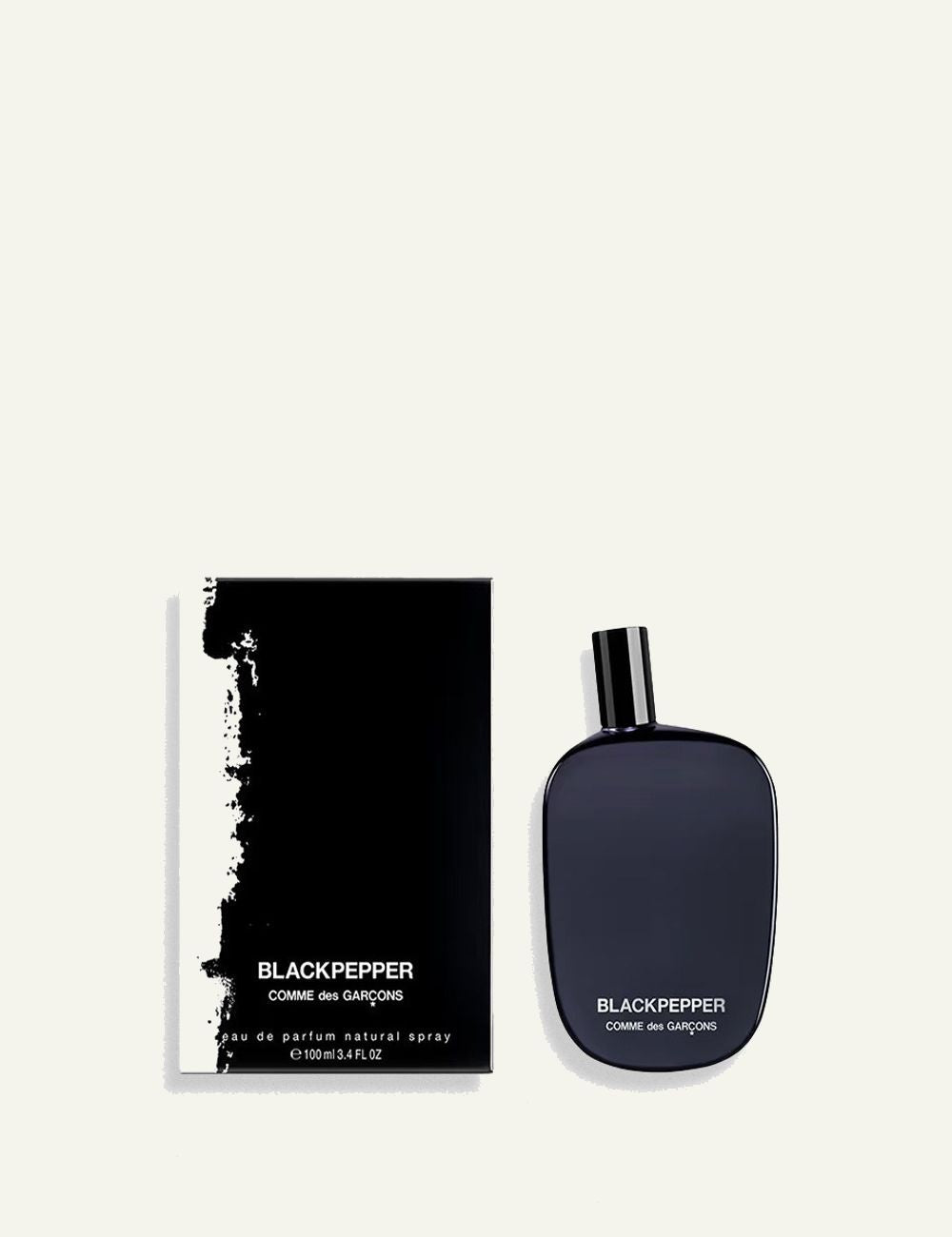 Comme des Garcons Blackpepper eau de parfum 100ml dark bottle front full view
