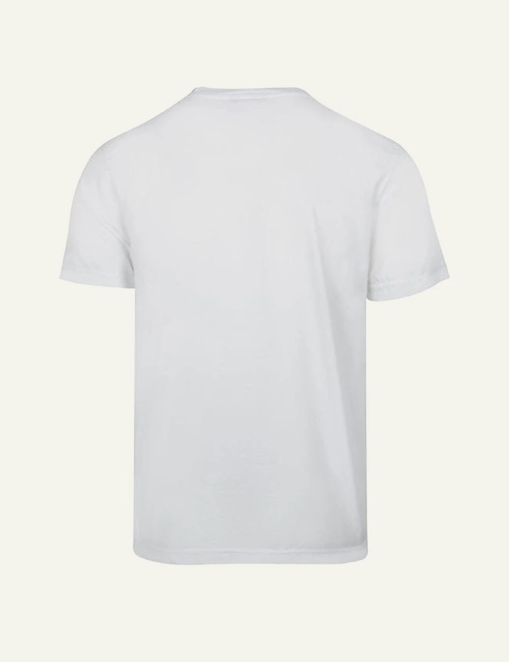Crossley Hunt t-shirt white cotton short sleeve back