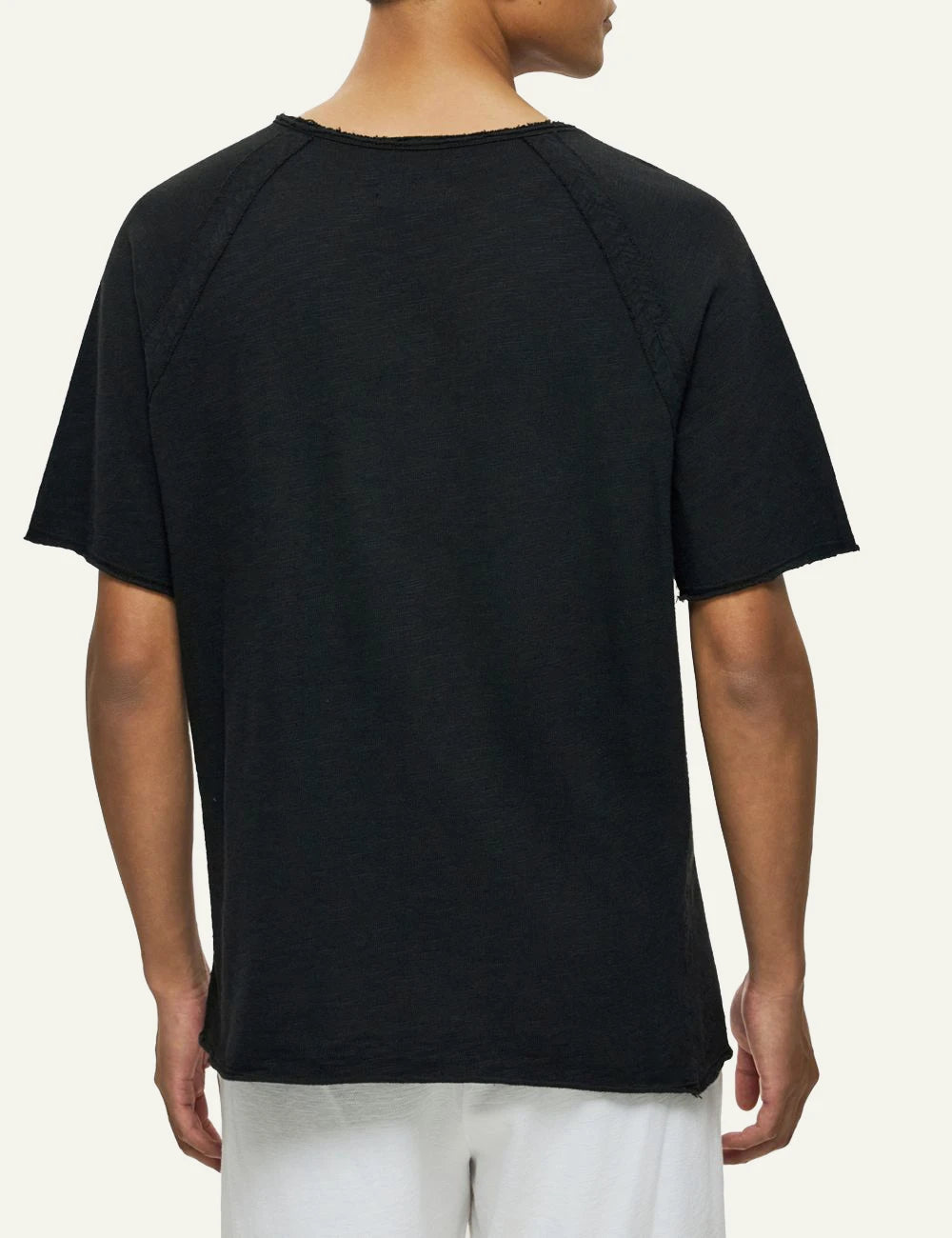 Dirty Laundry raglan t-shirt black back look