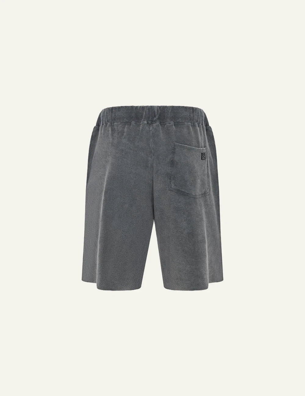 Dirty Laundry gkri terry shorts with drawstring waist back view