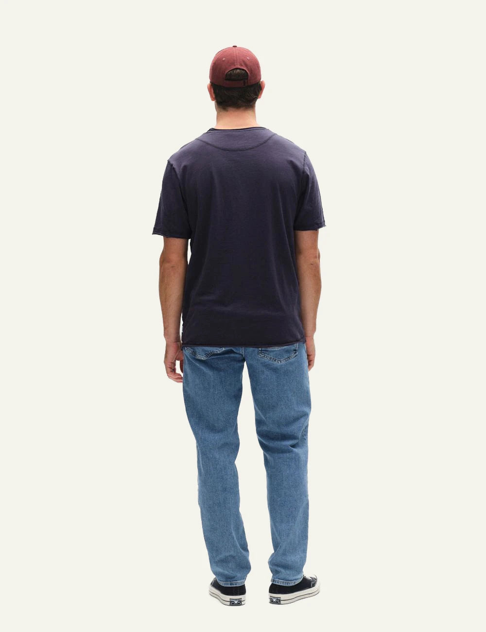 Gabba Kostant New SS T-Shirt Navy back View