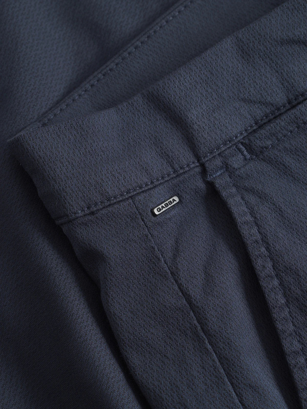 Gabba Men’s Navy Slim-Fit Chino Pants detail