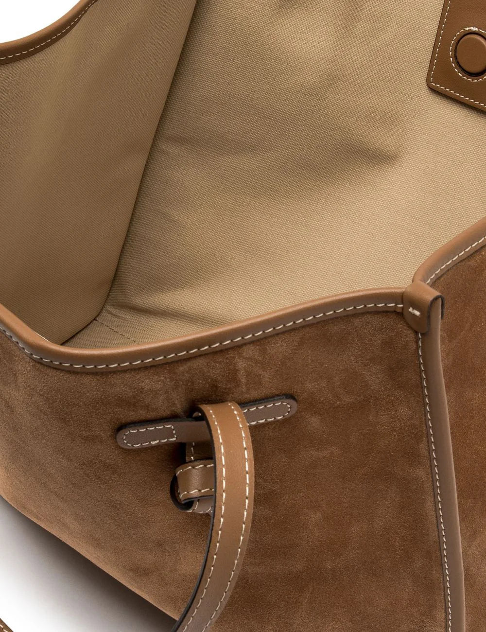 gianni chiarini marcella shopping bag suede top