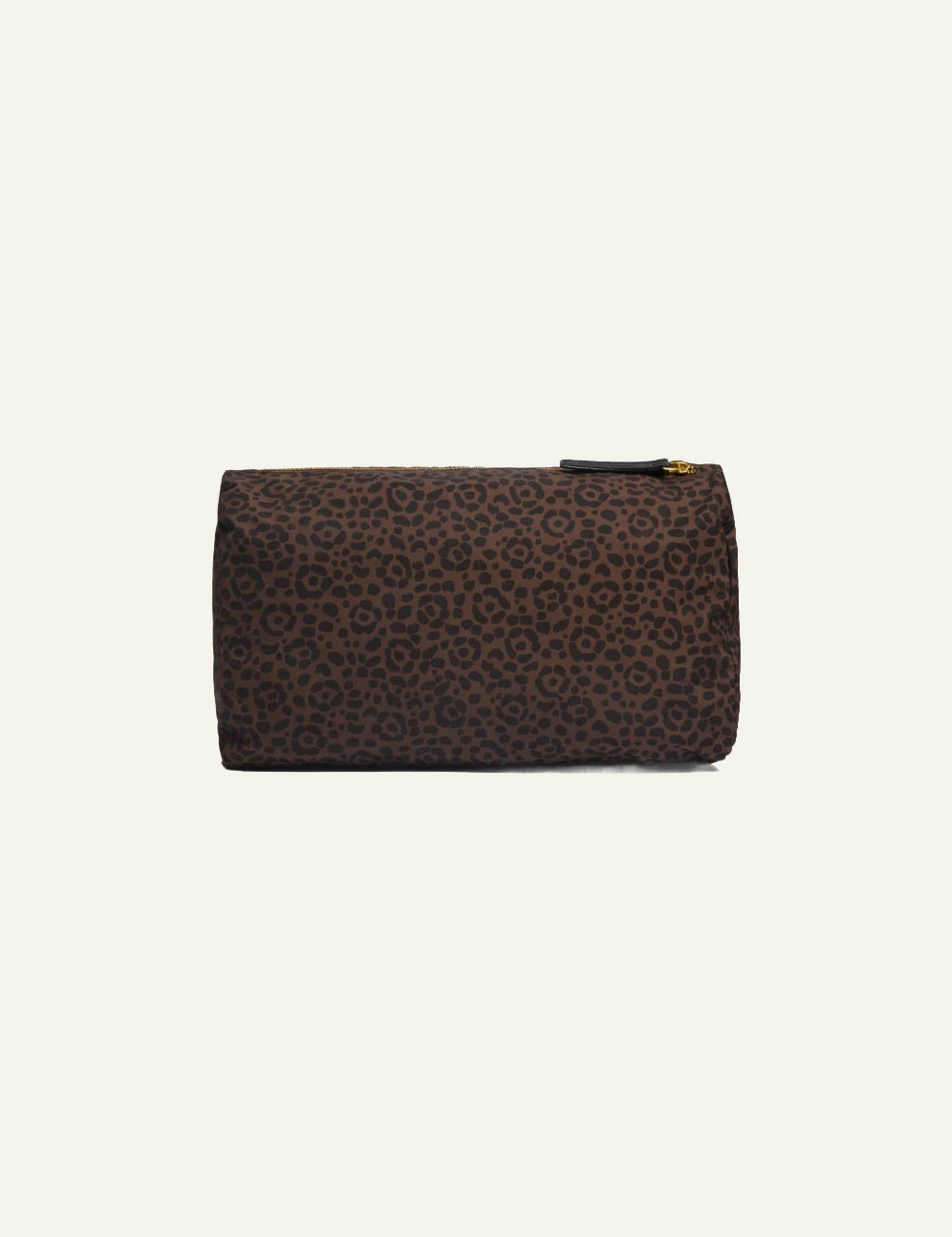 Inoui leopard print pouch with cheetah illustration back view