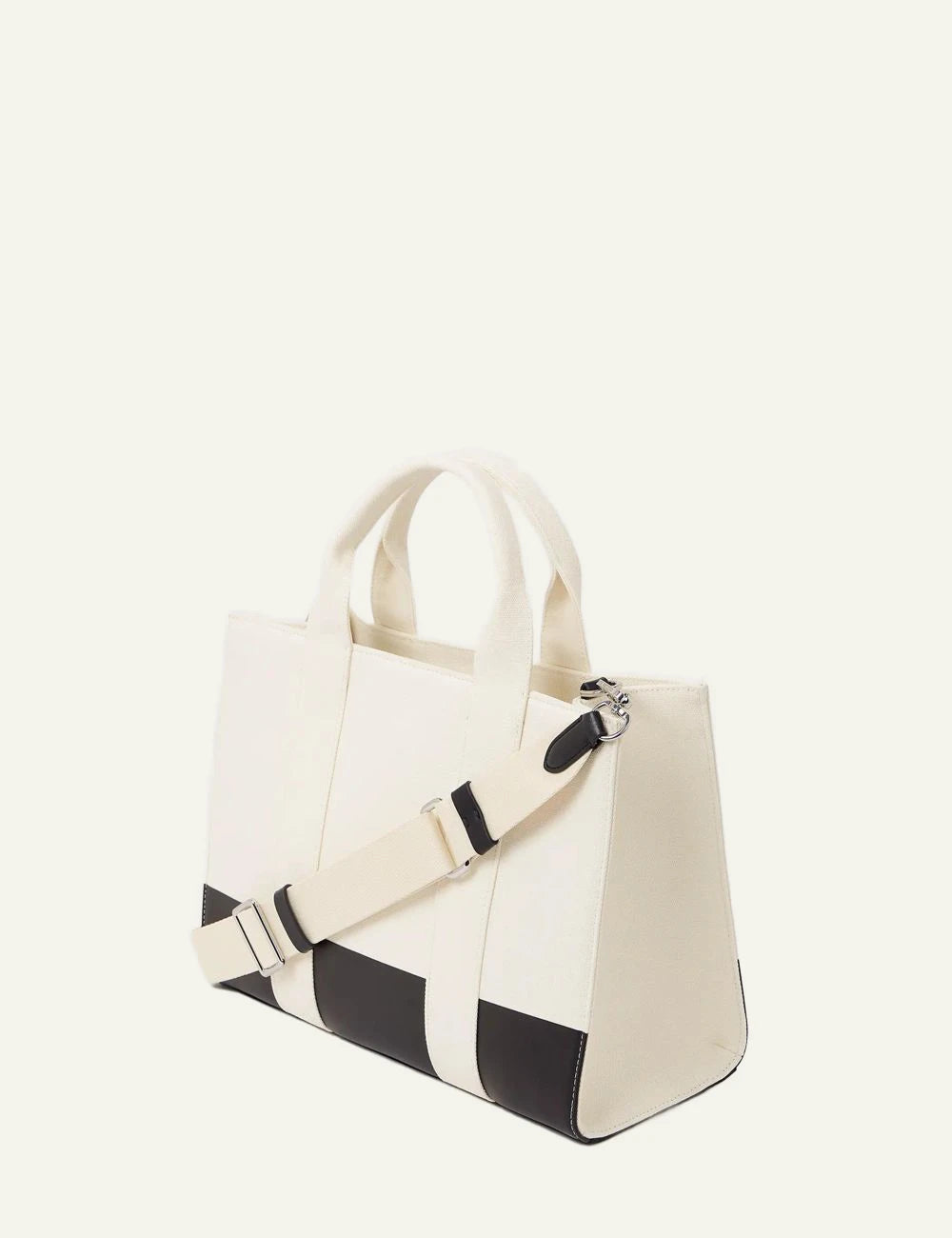 Karl Lagerfeld A3W50025101 medium tote white black Rue St Guillaume logo back