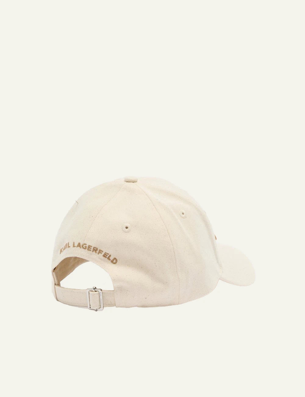 Karl Lagerfeld B2W33023 k signature logo pu cap natural beige back