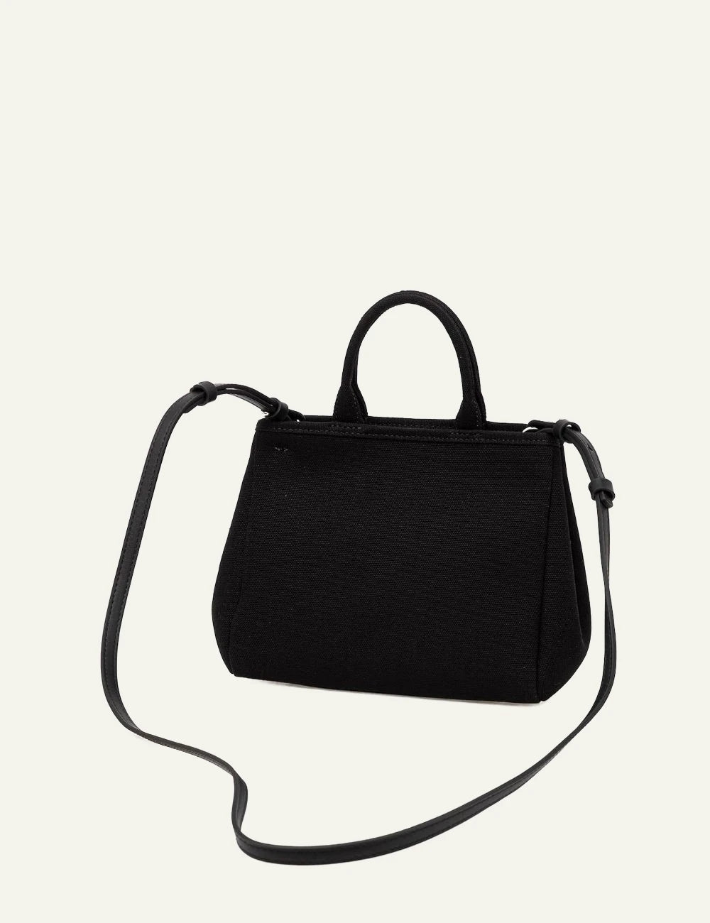 Karl Lagerfeld B2W50003 trapeze mini shopper black canvas logo back