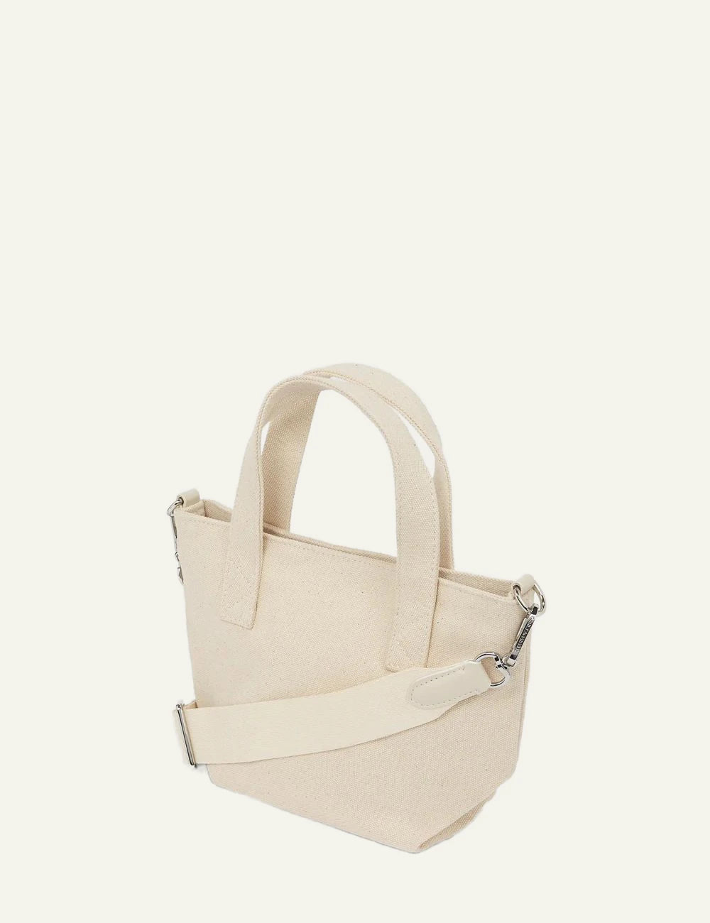 Karl Lagerfeld B2W50089 Ikon Choupette circle mini tote off white back