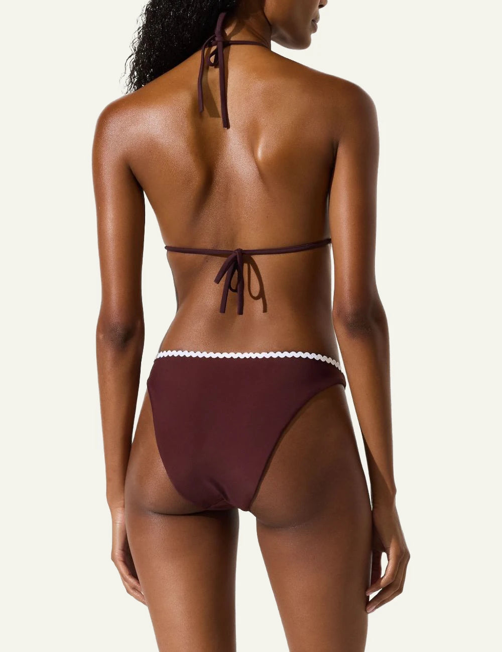 Karl Lagerfeld bikini brief fudge me scallop trim back view
