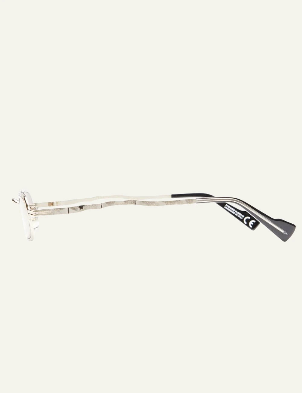 Kuboraum Z18 sunglasses light gold side view