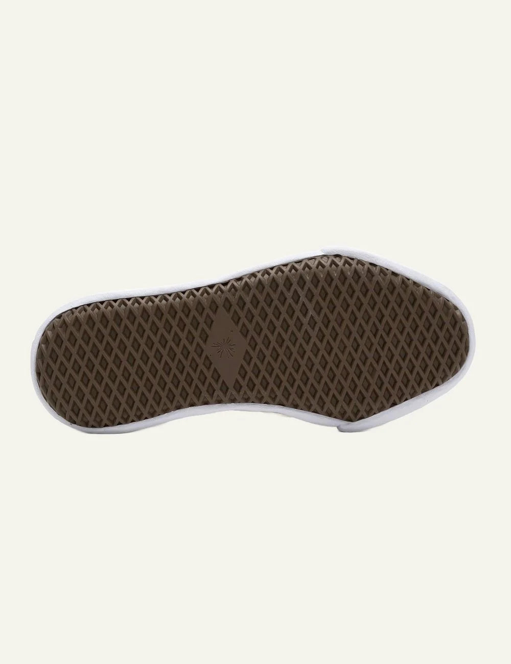Maison Mihara Yasuhiro Baker sneaker outsole, καφέ rubber sole με textured pattern