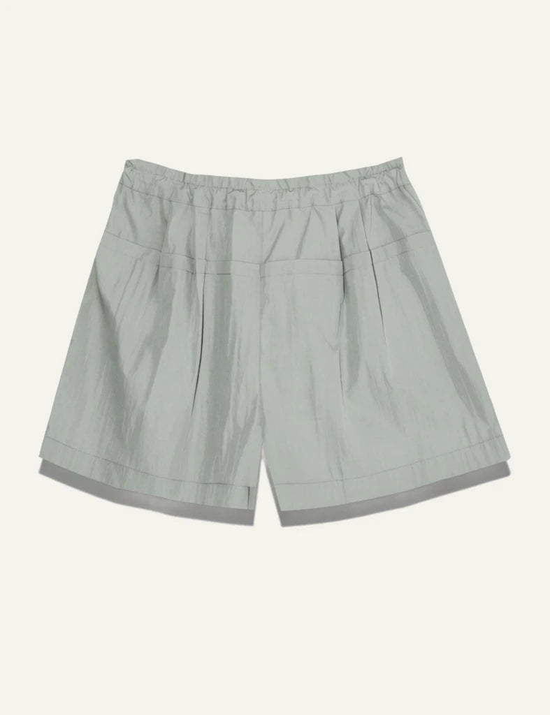 Milla shorts paperbag light grey drawstring elastic waist relaxed back