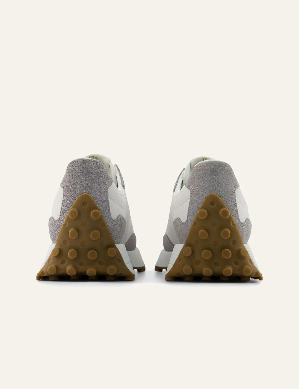NewBalance 327 Sneakers White Grey Beige back view