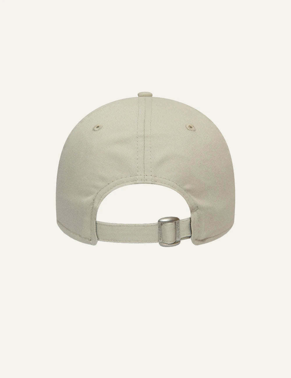 New Era NY Yankees cap beige black logo curved visor back view