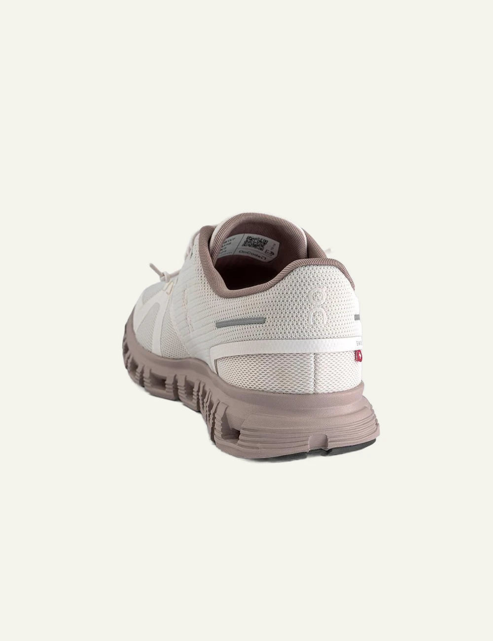 On Cloud 6 pearl mauve sneakers back view