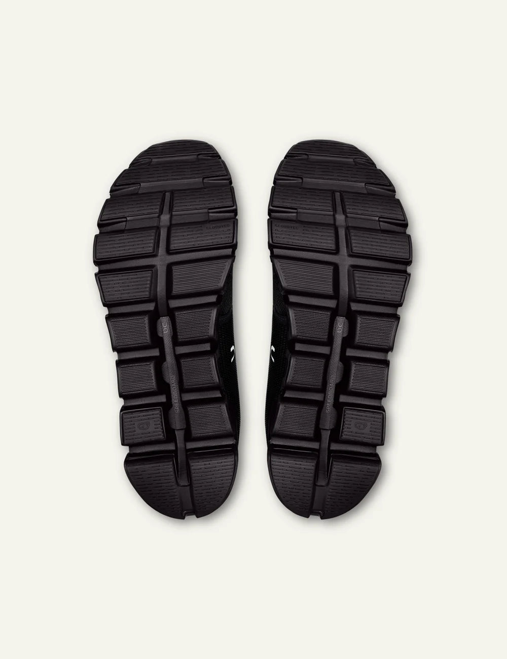 Men's On Cloud 6 Black sneakers with CloudTec cushioning and Speed Lacing sole