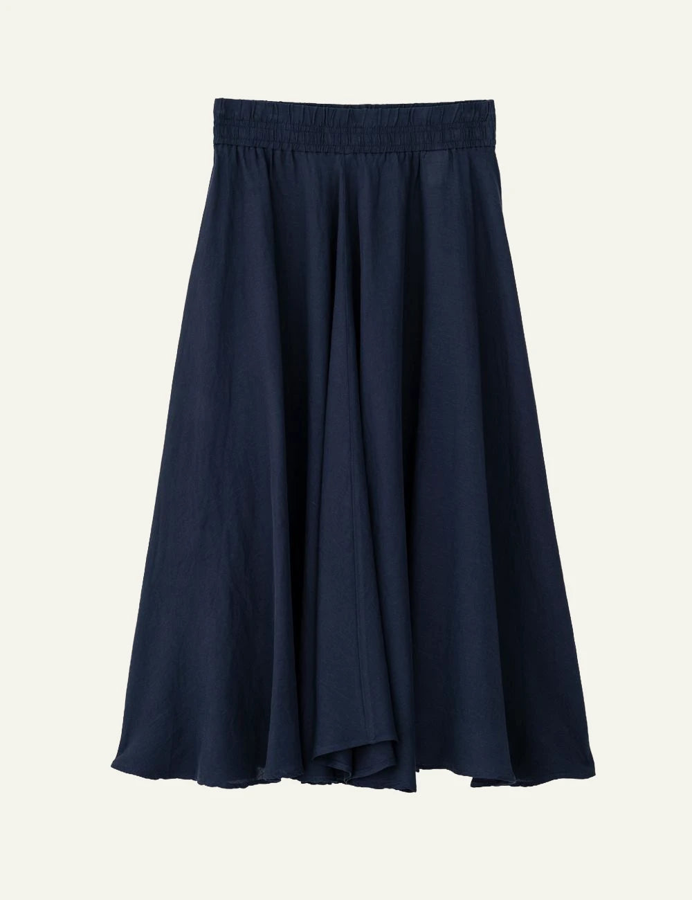Philosophy gauze skirt blue black front view