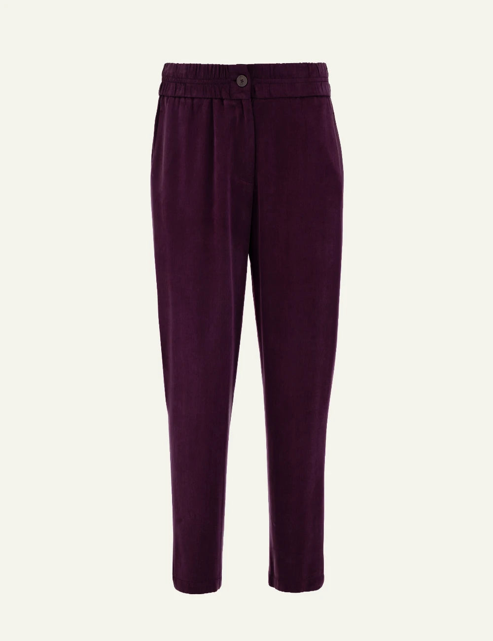 Philosophy purple cupro viscose jogger pants for women