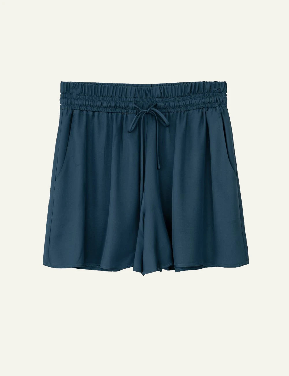 Philosophy satin fine shorts green front view