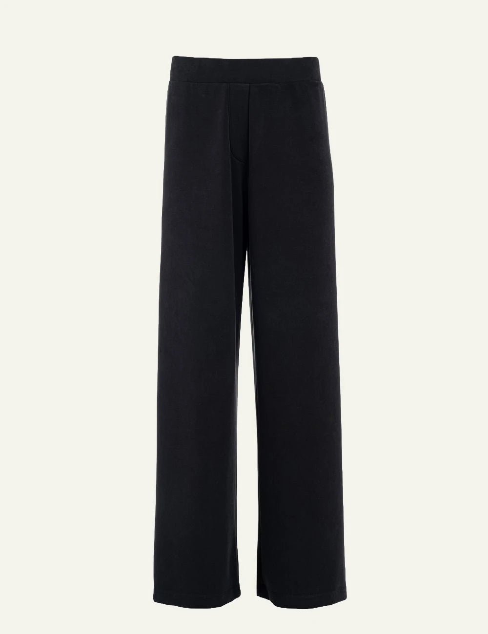 PHILOSOPHY HEAVY RIB SW WIDE LEG PANTS BLACK