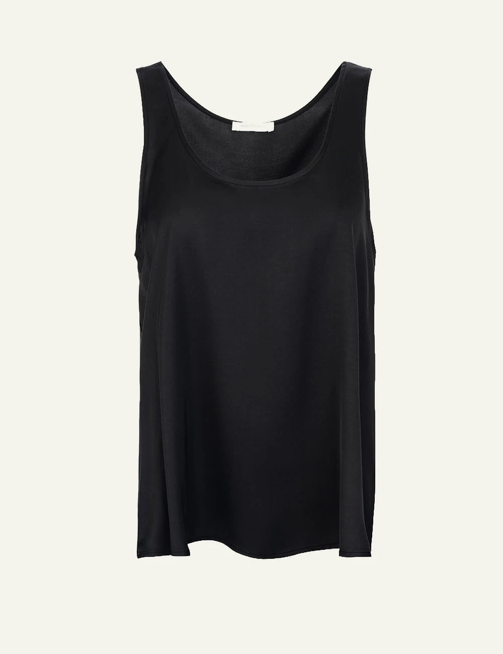 Philosophy women's off-black satin ECOVERO tank top