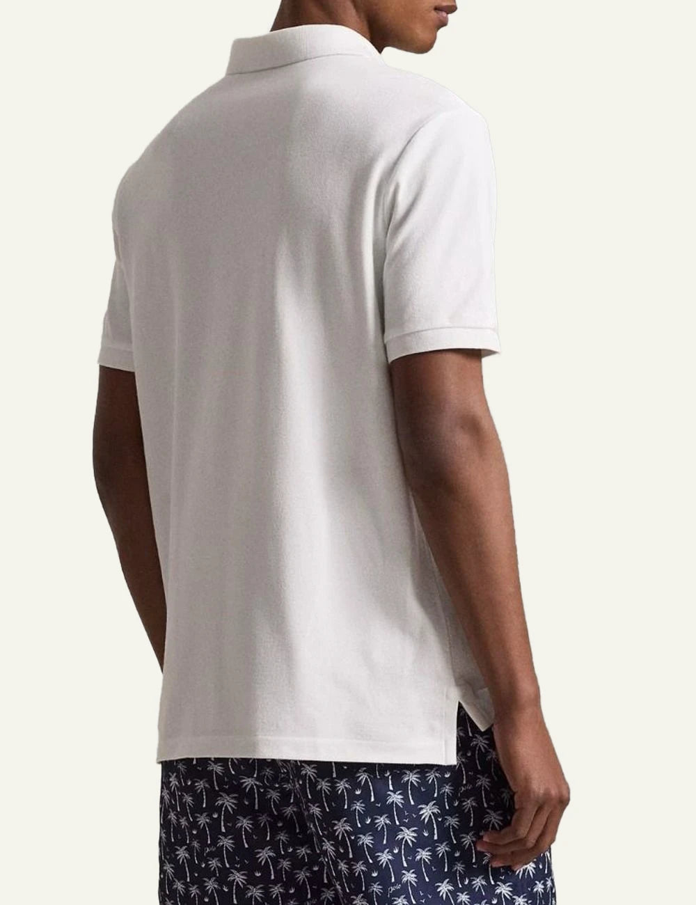 Polo Ralph Lauren polo t-shirt white me Polo Bear logo chest back view