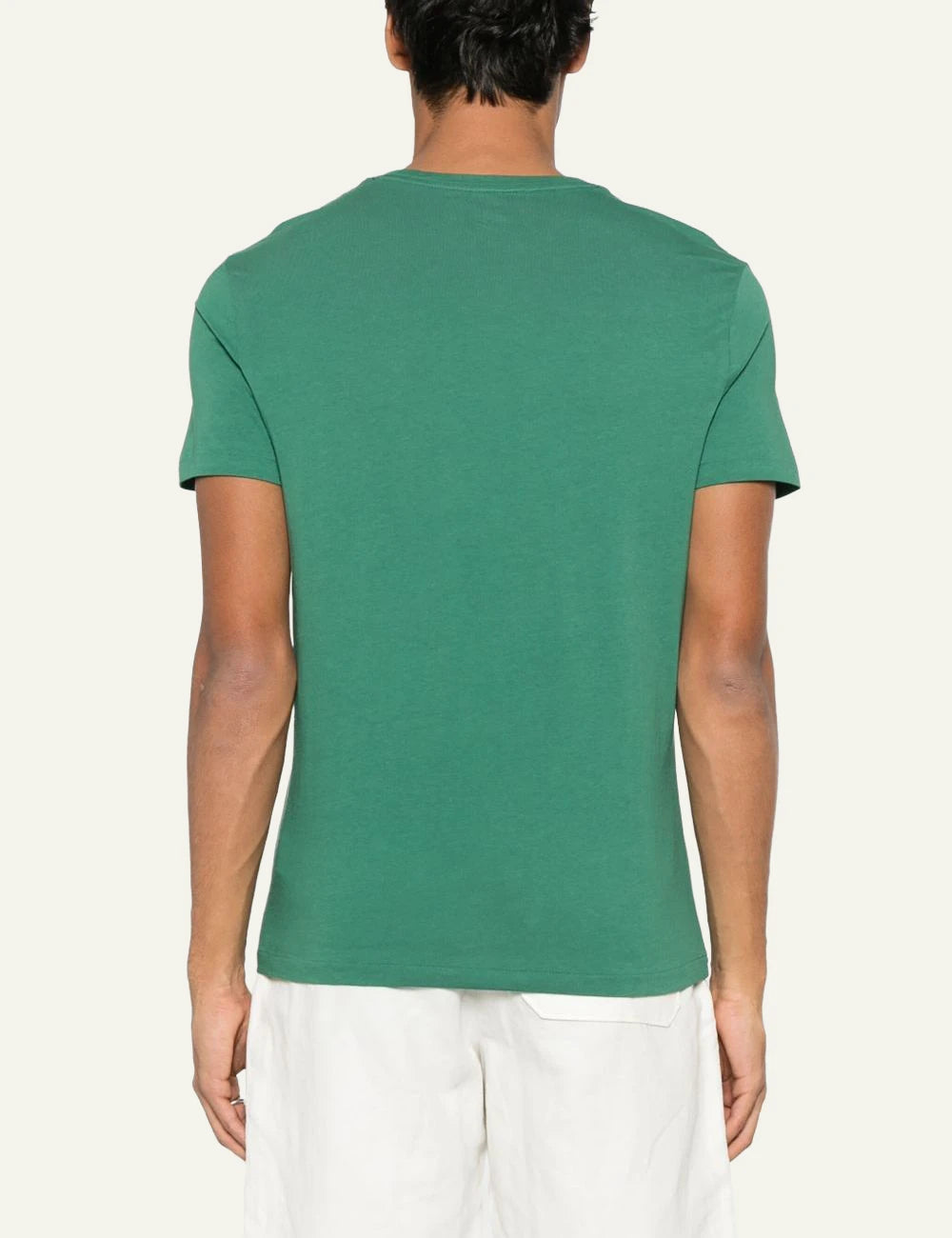 Polo Ralph Lauren t-shirt emerald green me white pony logo back view