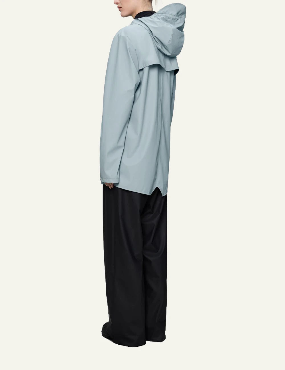Rains Jacket Blue full back body