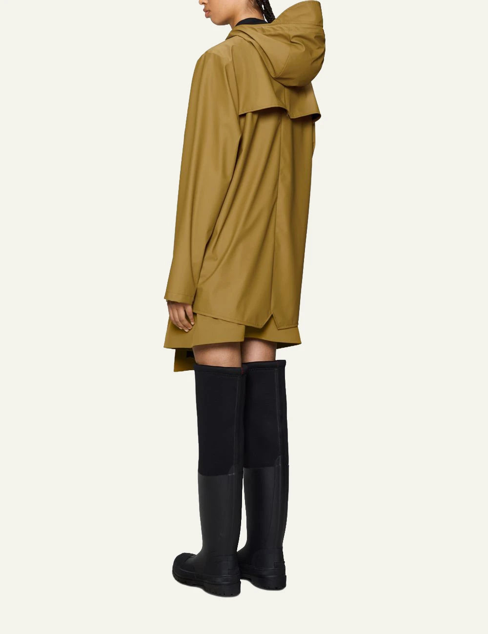 Rains Jacket Brown full back body