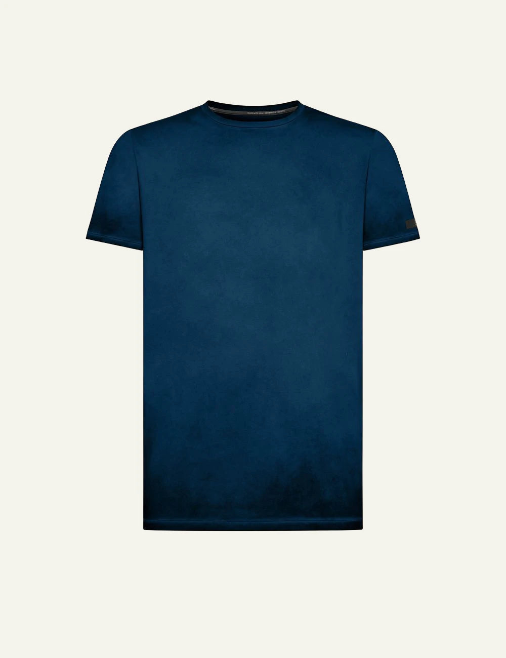 rrd oxford ice shirty t-shirt royal blue tie dye short sleeve front view