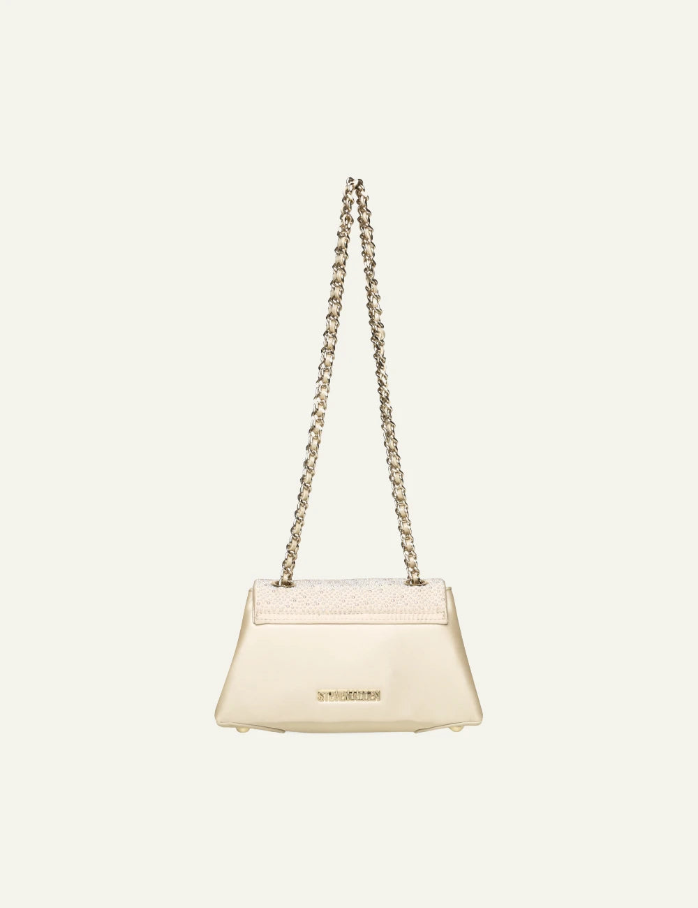 steve madden bcoupe smd shoulder bag ivory crystal back view