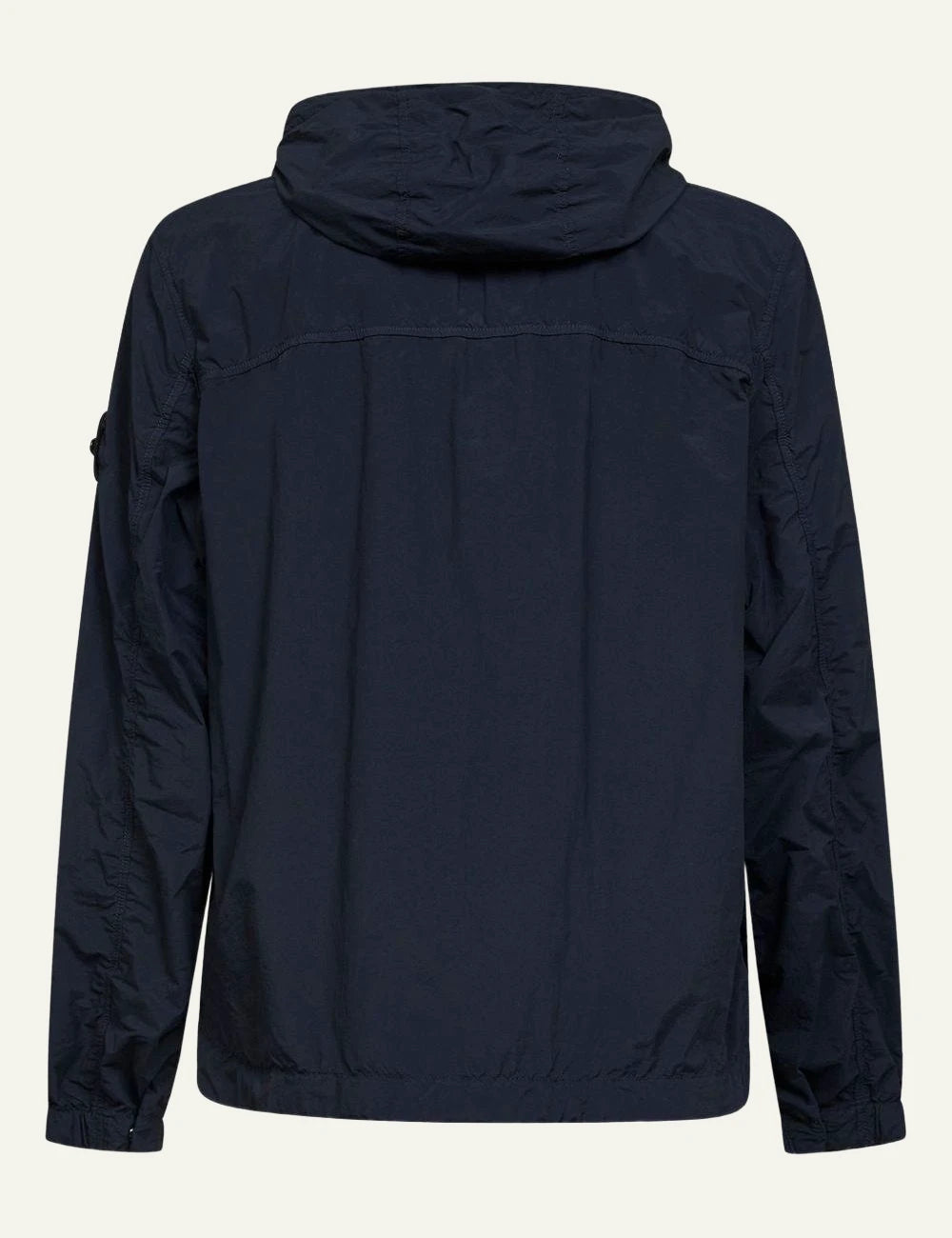 Stone Island hooded jacket navy back