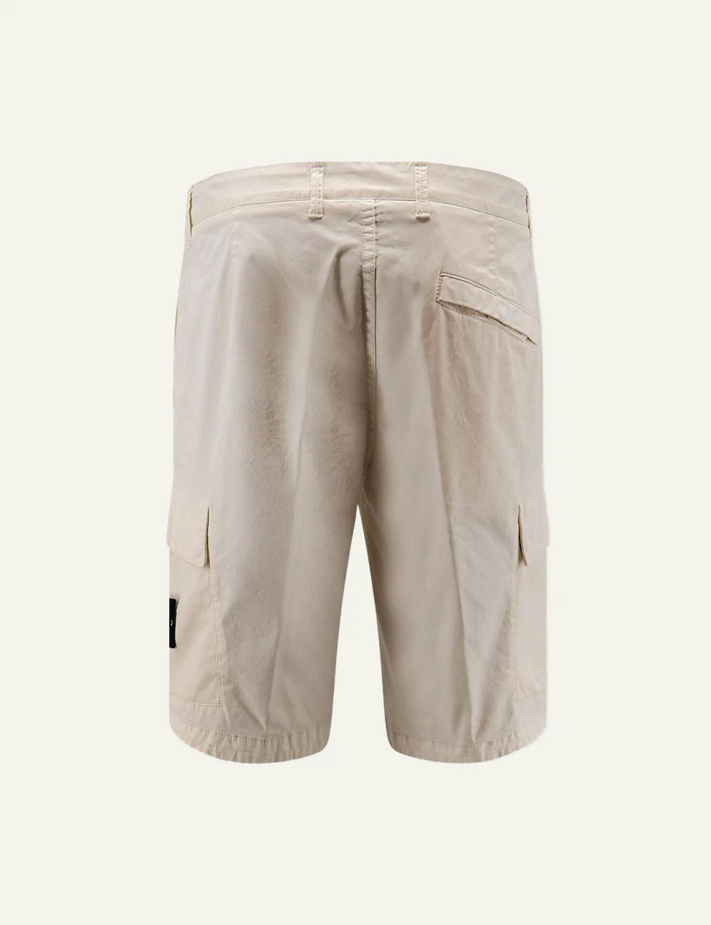 Stone Island shorts beige back look