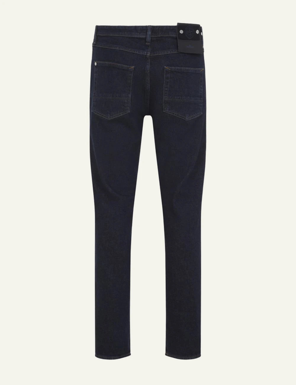 Stone Island jeans trousers blue back look
